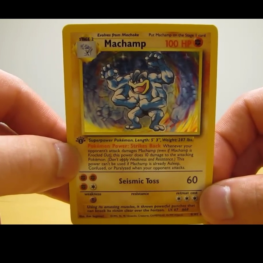 Machamp perfect condition 1st edition